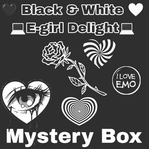 Black & White E-Girl/E-Boy Delight Mystery Fashion Surprise Box!!